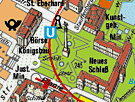 Innenstadtplan Stuttgart